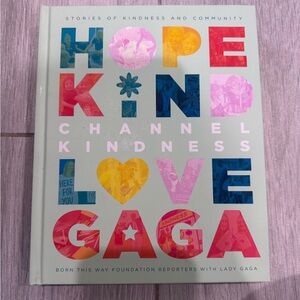 Lady Gaga Hope Kind Love Gaga hard cover book.